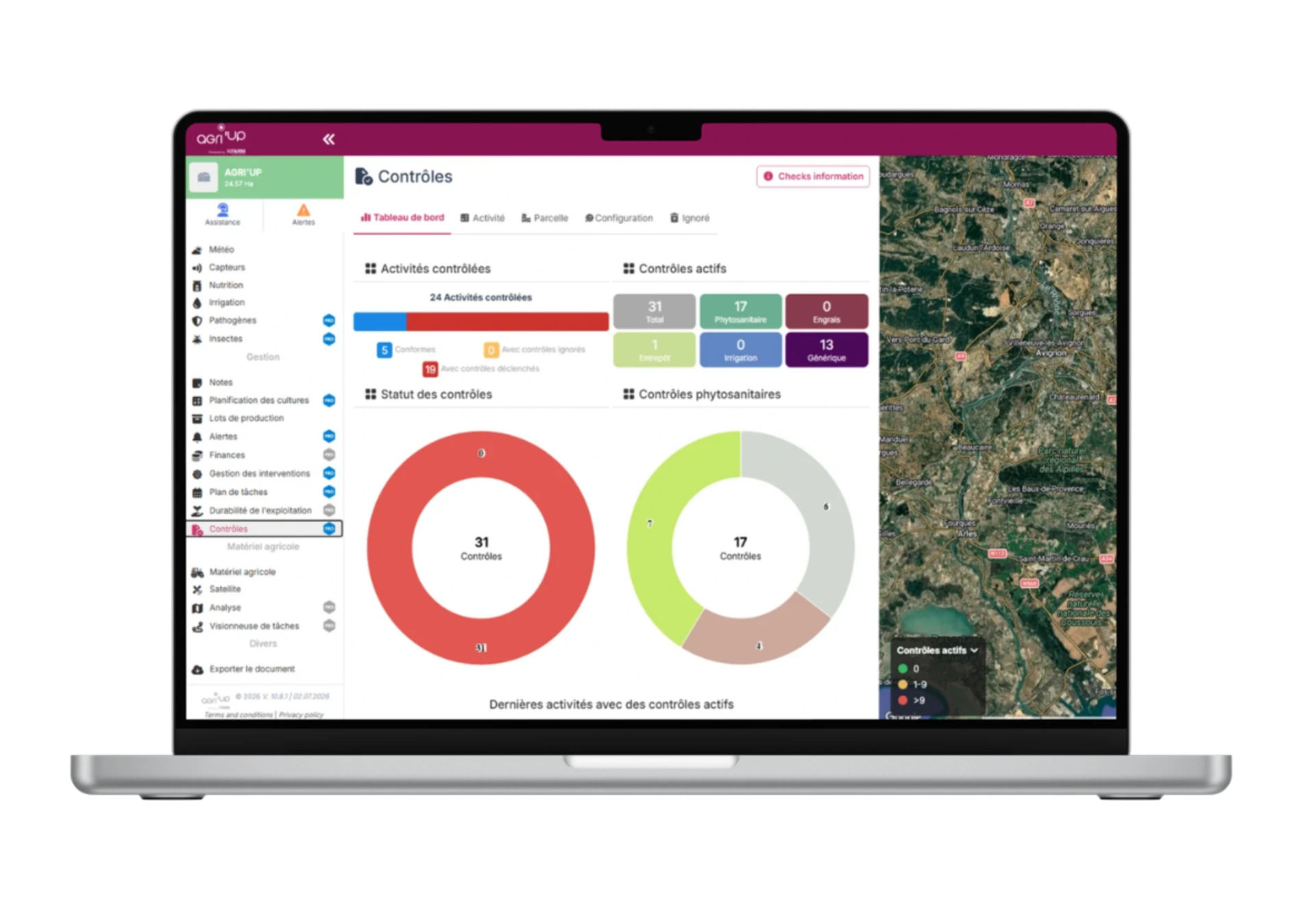 Module contrôle AGRI'UP